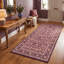 Tapis Heather2 traditionnel de style persan audacieux, or, rose, gris, ivoire, lavable en machine, antidérapant, à poils courts, pour l'intérieur et l'extérieur, adapté aux animaux domestiques, idéal pour le salon, la chambre, la salle à manger, l'entrée, le couloir ou le bureau.-1164111723