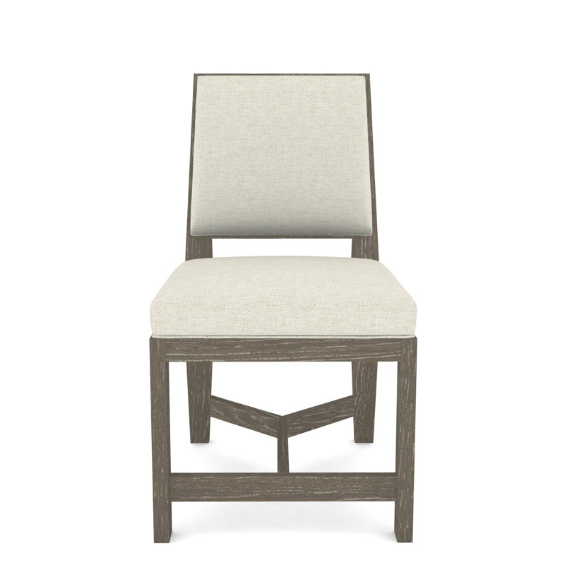 Thom Filicia Home Upholstered Back Side Chair, Hampton, Nomad Snow Crypton® Chenille