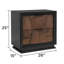 Houston Traditional Style 2-Drawer Nightstand Made With Wood In Walnut