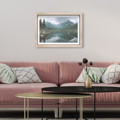 Mountain Mirror I Framed Graphic Art