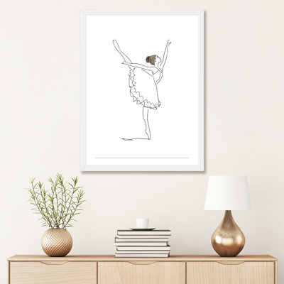 Ballet Line Art - impression d'art graphique