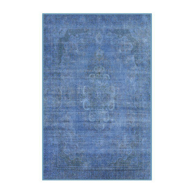 Tapis oriental bleu