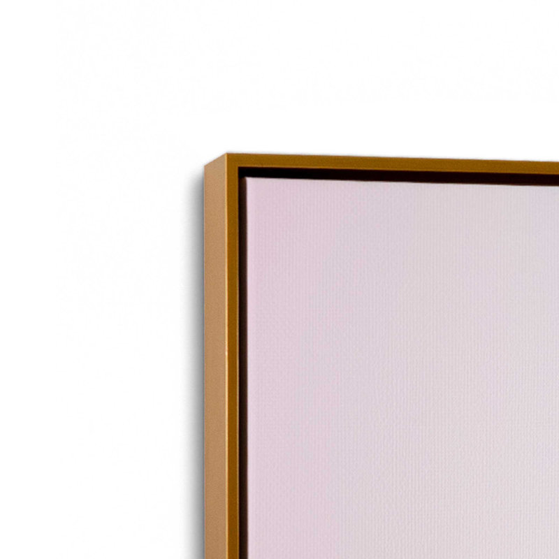 «Desert Song» par Nathan Larson, reproduction d'art sur toile, H 24 po x l 36 po, Cadre flottant, Doré