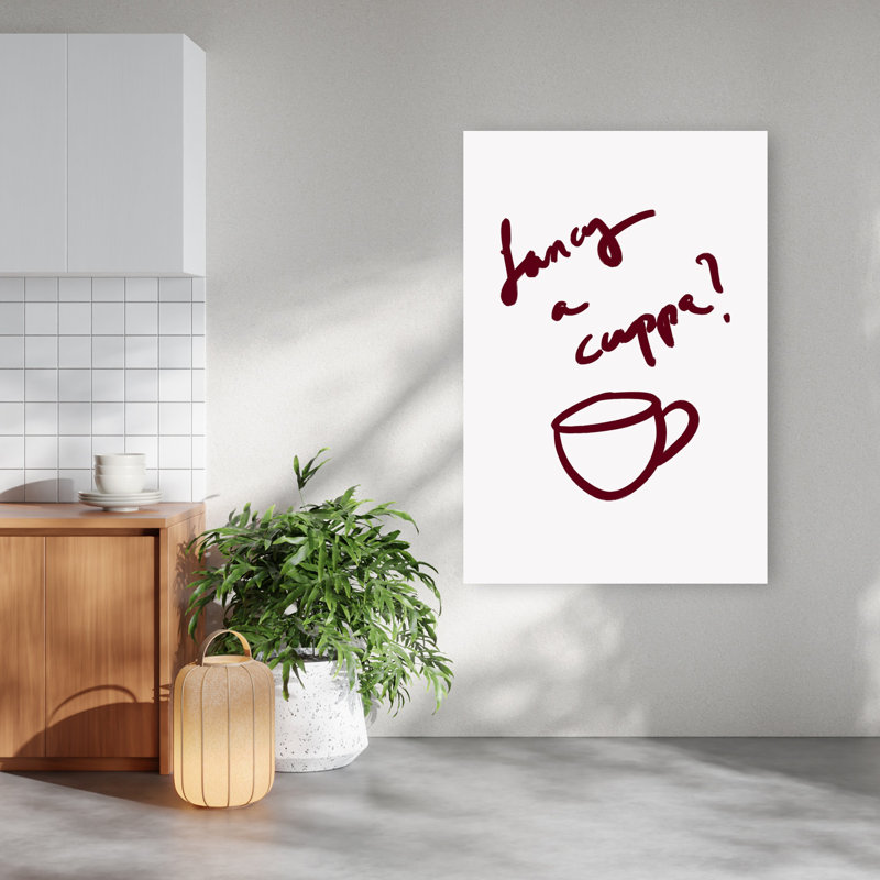 Art mural Fancy A Cuppa, 60" H x 40" W