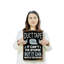 Duct Tape It Impossible Fix Stupid But It Can Muffle the Sound, enseigne en plastique 13 po x 20 po-119525637