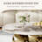 Modern 39.4" Faux Marble Single Base Round Coffee Table for Living Room-775372434-775372435