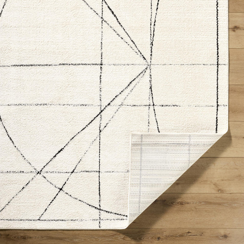 Tapis d'intérieur tissé à la machine Galey Alix x Livabliss, Rectangle 7 pi 10 po x 10 pi