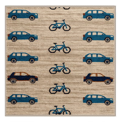 Tapis beige lavable à la machine