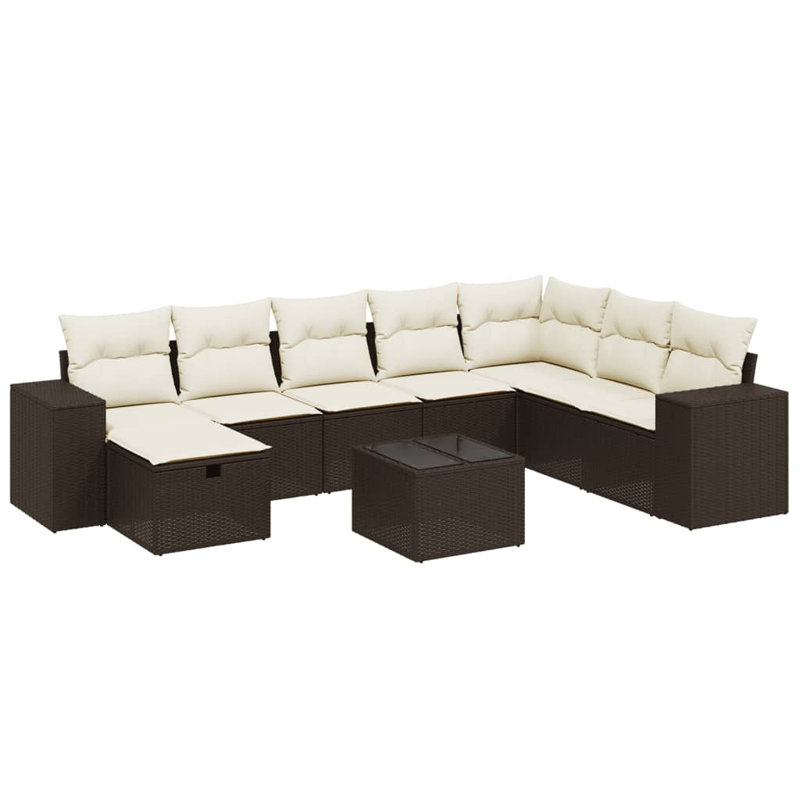 Ensemble de canapé de jardin Vidaxl