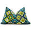Velvet Geometric Lumbar Pillow Cover & Insert