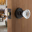 Classic Rosette with Crystal Door Knob-1409674666-1409674668