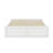Queen Size Platform Bed Frame With 6 Drawers-1821408662
