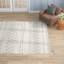 Tapis intérieur / extérieur gris / ivoire Karneisha-1866678790