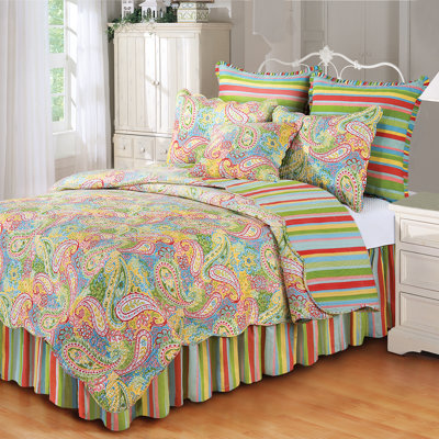 Courtepointe Bright Paisley