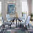 LeClaire Round Glass Top Solid Wood Base Dining Table-2044864299-2044864293