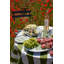 Plateau de service ovale Herman Casiano - Blanc/Vert - 40 x 28 cm-1655997520
