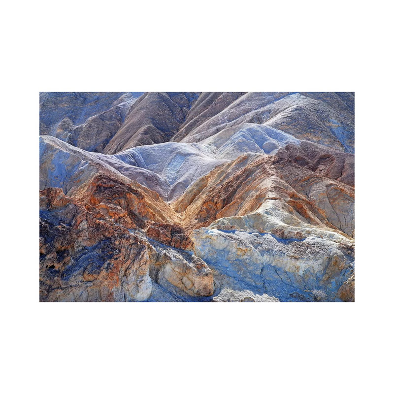 Death Valley Badlands by Brian Wolf - Wrapped Canvas Print, 20.32cm H x 30.48cm W x 1.91cm D
