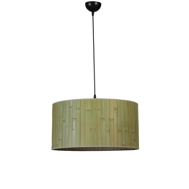 Rakhia - Light Metal Pendant, Green