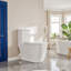 Toilette allongée une pièce au plancher Eviva 1,28 GPF (siège inclus)