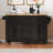 Rolling Kitchen Island with Drop Leaf,Power Outlet,and Ample Storage,for Kitchen,Dining Room-1463045703