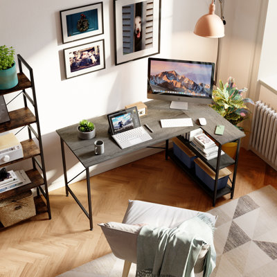 Bureau réversible en L Atia