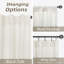 Paire de rideaux semi-transparents avec passe-tringle Janie-1514329345-1514329351