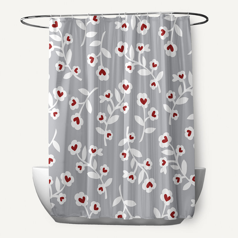 Rideau de douche Alissiya, gris
