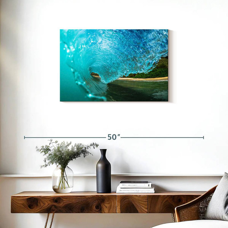Gillard Cool Blue Wave, H 20 po x l 30 po