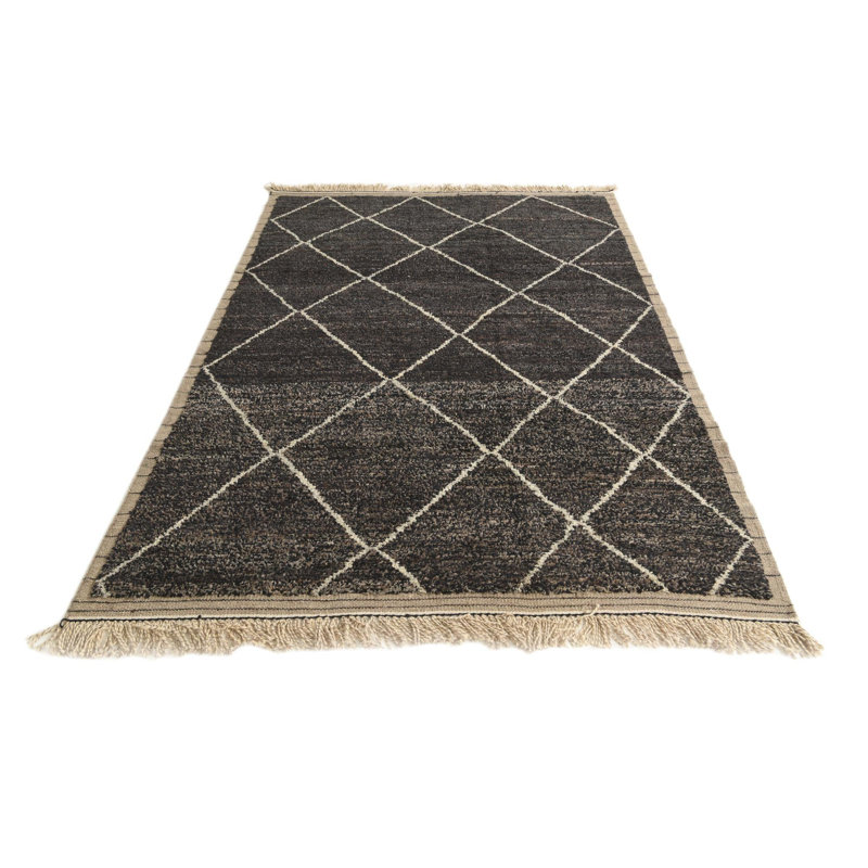 Tapis noir 6 x 9 Pinson