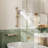 Bathroom Faucet Set With Round Handheld Shower-120233235