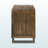 Celeste Oak Nightstand, 2 Drawers Bedside Table with English Dovetail Design & Antique Brass Pulls