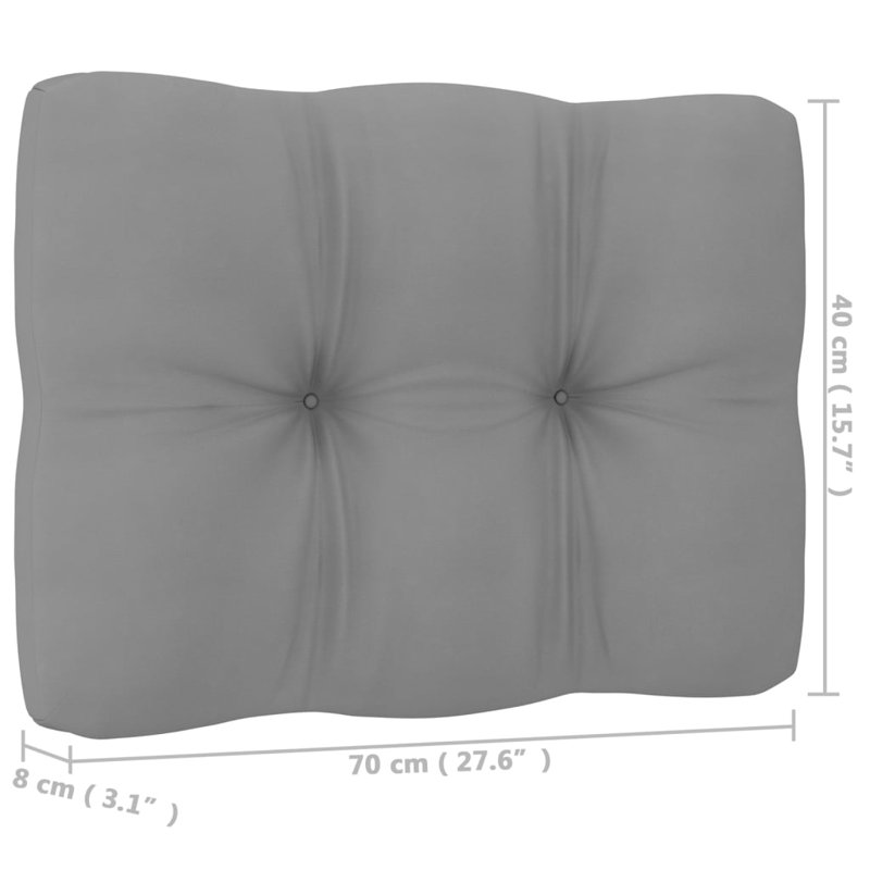 Ensemble de conversation modulaire avec coussins Sheniah, Brun, Gris