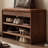 Brown Upholstered Bench