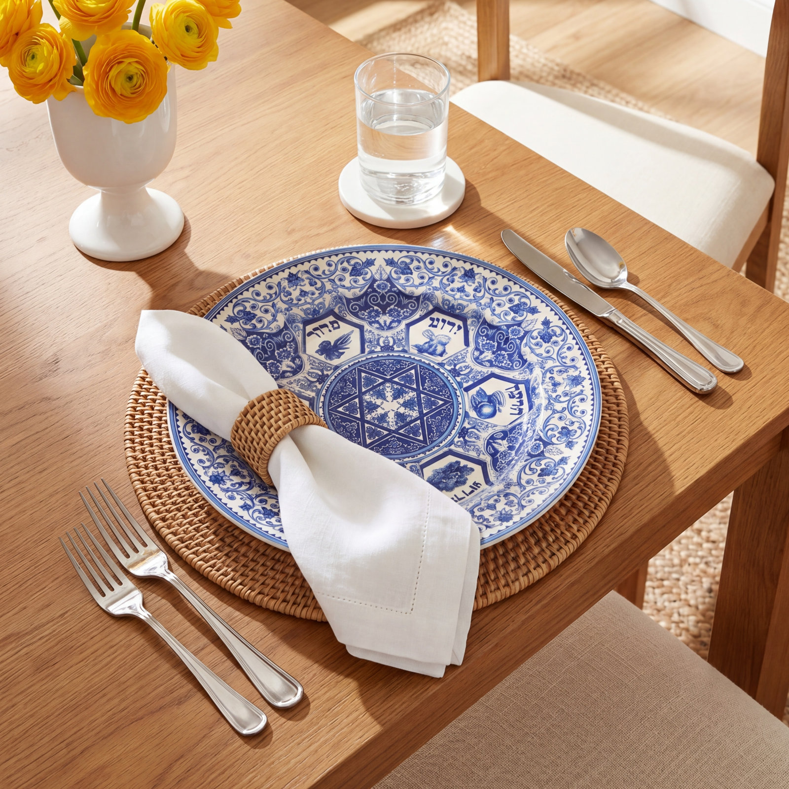 Judaica Passover Seder Charger