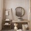 Miroir mural avec rangement pour salle de bain-519262282