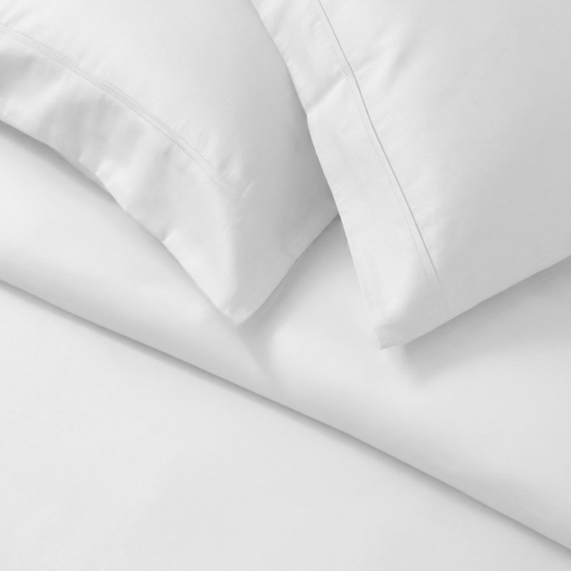 Cotton Blend 800 Thread Count Solid Pillowcase, Standard, White