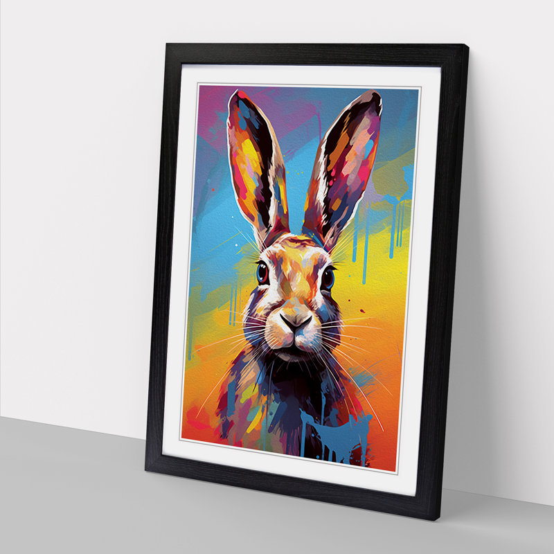 Hare Pop - Framed Print