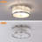 12" 2-Light Dimmable Crystal Flush Mount Lighting-1162605794
