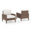 Chaise de patio avec coussins Wenner-835220572