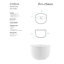 Lavabo-vasque blanc 15 po Calice