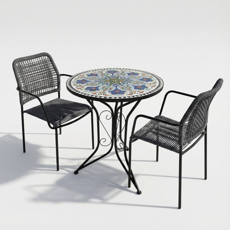 2 - Person Patio Dining Set with Round Table