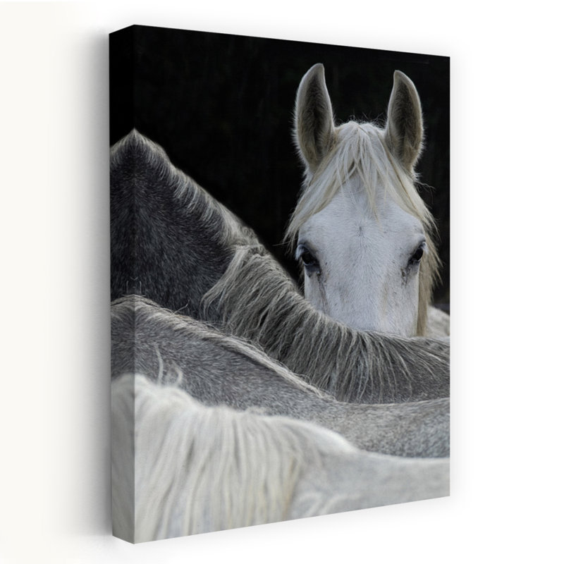Art contemporain abstrait, art cheval contemporain, H 48 po x l 32 po
