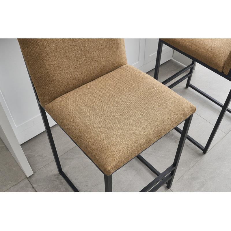 Zavier 17” Seat Height Counter Stools, Coffee