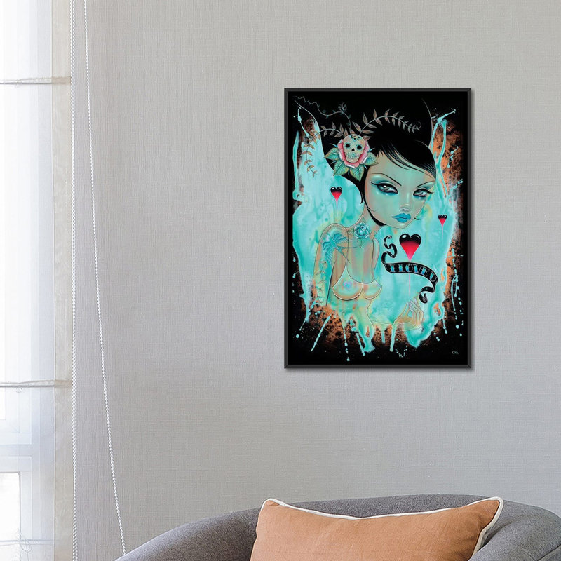 «You Float My Boat», impression sur toile, H 26 po x l 18 po x P 1,5 po, Toile encadrée noire, Pas de tapis
