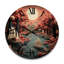 Horloge murale en bois massif Songer-812515571
