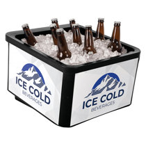 IRP Insulated Beverage Tub Countertop Chiller Beverage Cooler | Black