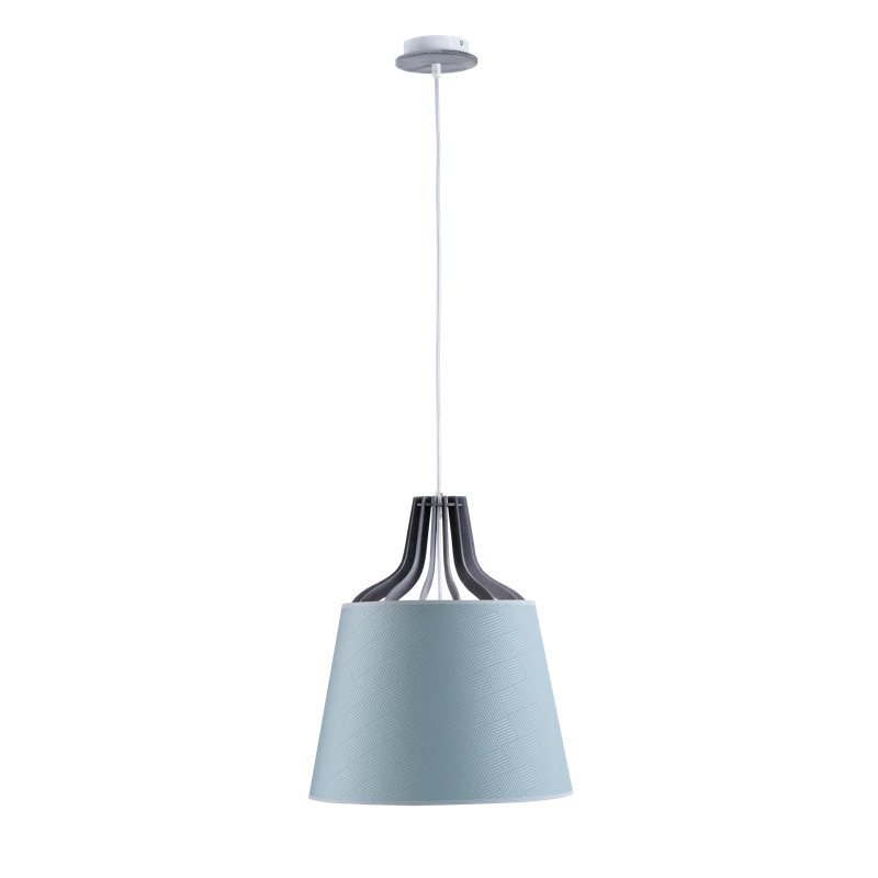 Viveros 1 - Light Black Bell Pendant, Teal