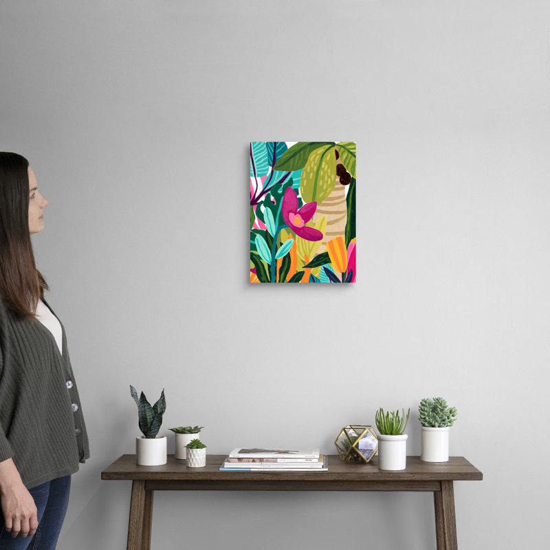 «Island Thicket I», art mural sur toile, Toile tendue, H 16 po x l 12 po