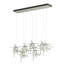Tura 7-Light Glass Rectangular Pendant-71882334-71882329-79320072