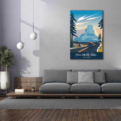 "Epic Graffiti" Follow The Trail "par Omar Escalante, art mural sur toile